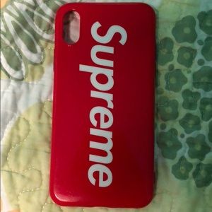 Supreme iPhone X case